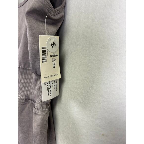 Aeropostale Gray Seamless Workout Bodysuit Medium Active Gym Athleisure - Picture 5 of 12